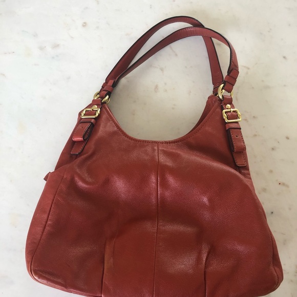 Coach Madison Maggie Terracotta Shoulder Bag - Picture 10 of 13